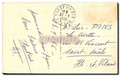 Env. de AIX-LES-BAINS — Gorges del Sierroz — LL. — n°52 — Reverso