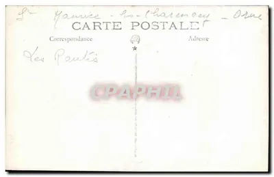 Charentecy — Les Pautis — Carte postale — Verso