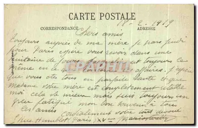 Toulouse — L'Église Notre-Dame de la Daurade e l'Antica Abbazia dei Giacobini — G. P. n° 92 — Verso