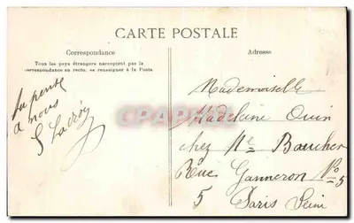 Cany (Seine-Inférieure) — Um canto do Parque do Castelo — Clicier Leclerc, fot., Guy — Verso