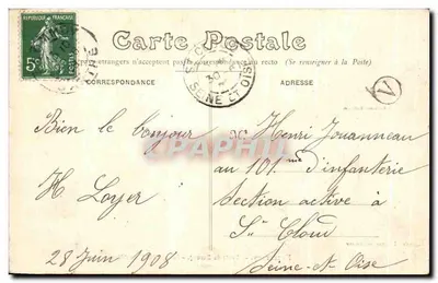 Ecommoy — Floresta de Bercey — Fonte da Hermitière — Traje Sarthois — Verso