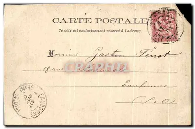 Le Mans industrial — vista do canal e do ponte — editor C. Bertin, n° 44 — Verso