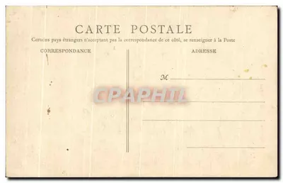 Bilhete postal antigo La Ferte Bernard Rue Notre Dame Paris Bazar — Verso