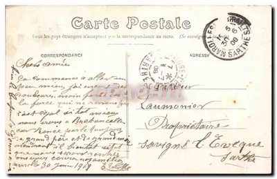 Okręgi Mareilles-les-Braults — 1. Zamek Nauvais — Kostium Sarthois — Rewers