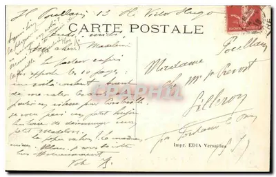 Saint-Audemer - Antiga Estrada de Quillebœuf — Edil. Francour, Pont-Audemer — Verso