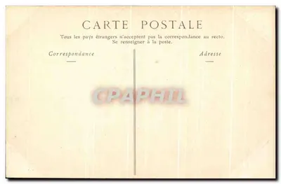 Zamek Azay-le-Rideau — Widok na Indre — wydawca nieznany, nr serii 36 — Rewers