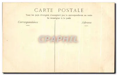 Kasteel van Azay-le-Rideau — Hoofdgevel — Uitgever niet geïdentificeerd — Achterkant