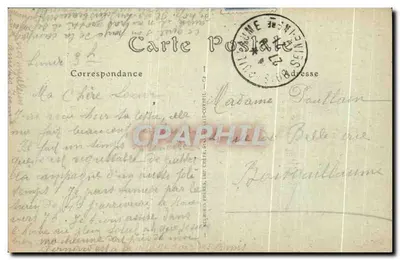 Étretat — As Villas e o Hotel das Rochas-Brancas — ND Hot. n°402 — Verso