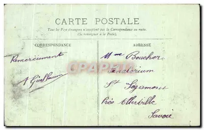 Rouen — O Grande Portal de Saint-Ouen — editor não identificado, n°73 — Verso