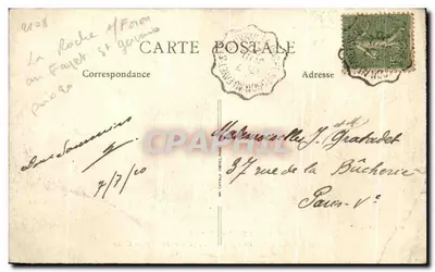 Massif do Mont-Blanc — Lago de Flégère e Mar de Gelo — B.F. « Lux » n°116 — Verso