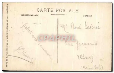 Toulouse - Le Pont Neuf - L'Église de la Dalbade avec son clocher, avant la catastrophe du 11 avril 1926 — Verso