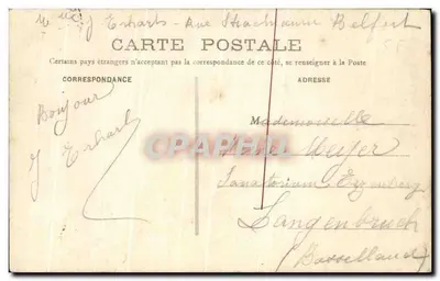 Ronchamp — Ponte sobre o Rahin — A Alta-Saône ilustrada — Verso