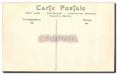 Mont Saint-Michel — Widok z Digue, strona przyjazdu — NDL 1900 — Rewers