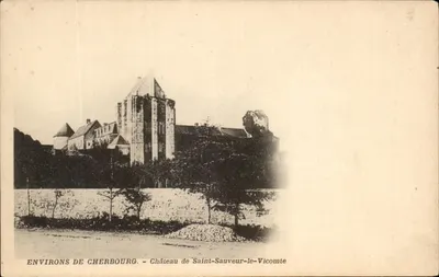Castelo de Saint-Sauveur-le-Vicomte — Arredores de Cherbourg — Editor não identificado