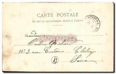 Fayl-Billot, a Igreja de Nossa Senhora — Fototipia A. Bergeret e Cie, Nancy — número de série não visível — Verso