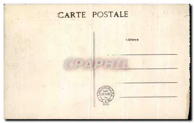Palácio de Fontainebleau — A Escada das Fadas e a Velha Comédia — Coleção Artística L.M. — Verso