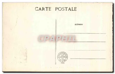 Palácio de Fontainebleau — A Grade de Honra e a Praça dos Adeusos — Coleção Artística M. — Verso