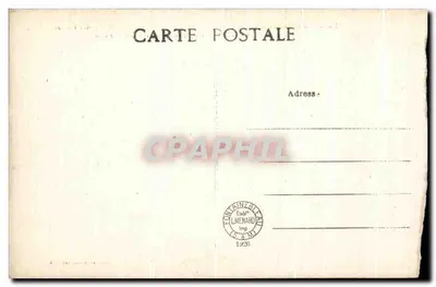 Palais de Fontainebleau — Le Château et le Pavillon de l'Etang des Carpes — Collection Artistique L. M. — Rückseite