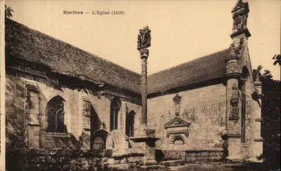 Kerfons — A Igreja (1559) — Imp. Phot. à Thiriet et Thiriet, Douloz