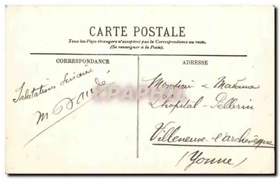 Blois — Zamek, widok z Pałacu Anny z Bretanii — wydawca nr 273 — Rewers