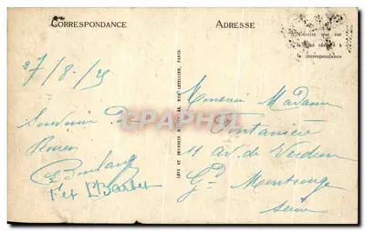 Rouen — Conjunto do Palácio de Justiça — ND — Verso