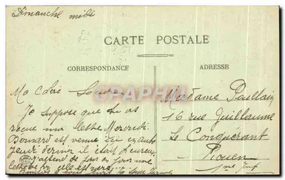 Houppeville, blisko Houlmé (Seine-Inf.) — Zamek — Rewers