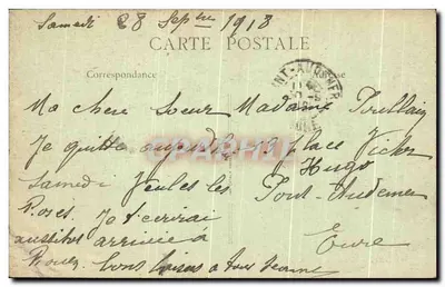 Veules-les-Roses — Przyjazd przez drogę z Saint-Valéry — LE LITTORAL, nr 547 — Rewers