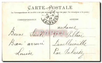 Le Mans — Kaserna Cavaignac — Wyd. N. G. nr 107 — Rewers