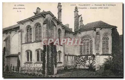 Valmont — Ruínas da Abadia — Capela - Abside (lado sul)