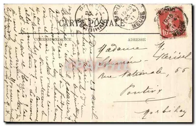 Bar-le-Duc — Widok na Most Notre-Dame — LL. n°7 — Rewers