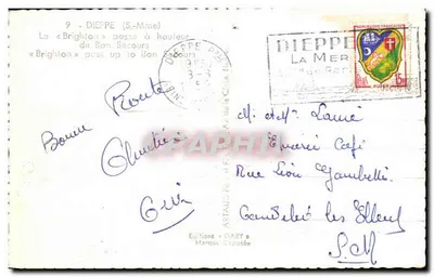 Il « Brighton » passa a un altezza di Bon Secours — Edizioni Gaby, n°9 — Verso