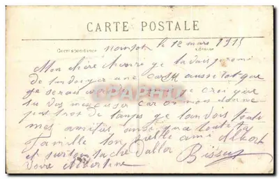 Bolbec (Seine-Inf.) - Rue Pasteur - Katedra protestancka — E. Mellet, wyd. Harfleur — Rewers