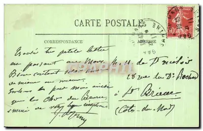 Le Mans — La Place de la République et la Bourse de Commerce — LL — Verso