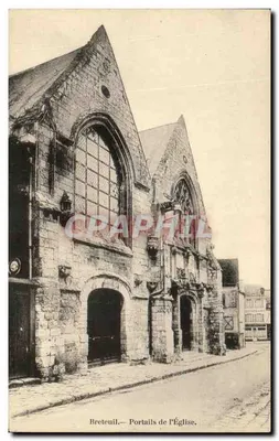 Breteuil — Portais da Igreja — Imp. A. Bouteille