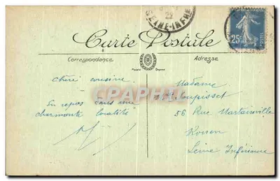 Clères (S.-L.) — Zamek — Cliché D. L. T. — Zbiór Benoist — Rewers
