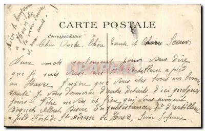 Le Havre — Ansicht der Hafenöffnung bei stürmischem Wetter — Verlag J. Lepry, Nr. 16 — Rückseite