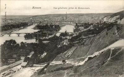Rouen — Vista geral, tomada de Bonsecours — V.P. Paris, Número 11