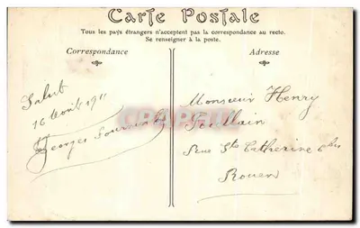 ÉTRETAT — Widok ogólny, wykonany z Donjonu — ND Phot, nr 295 — Rewers