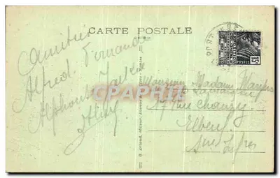 Deauville - "La Plage Fleurie" — Boulevard Eugène-Cornuché und die Tennisplätze — Rückseite