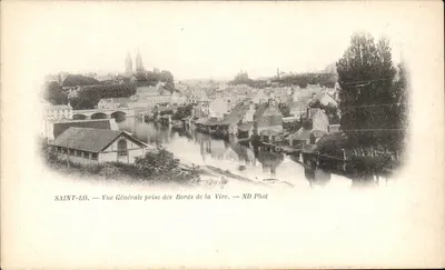 SAINT-LO — Vista Geral tirada das Margens da Vire — ND Phot
