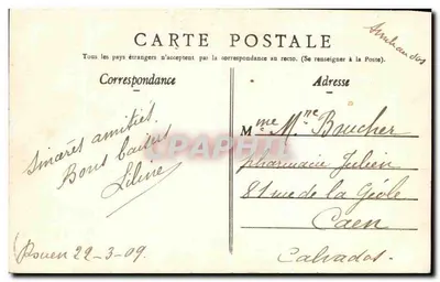 Bouven - Pomnik Braci Bézart — N.C. 2 — Wydawca nieznany — Rewers