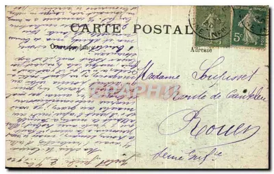 Yvetot — Podprefektura — Strona Południowa — Dom Delamare, wyd. Yvetot, powt. 103 — Rewers