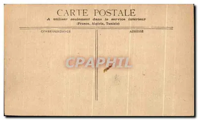 Dieppe — Invoer van de haven — Antieke ansichtkaart — Achterkant