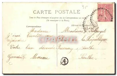 Le Mans — Uitzicht op het theater — J.B. 15 — LL. — Achterkant