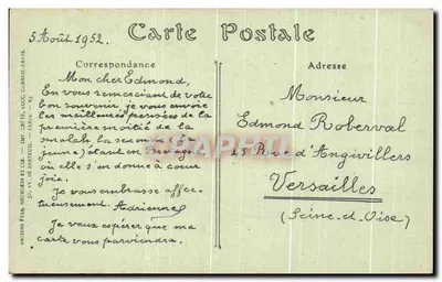 Castelo de Blois — Ala de Francisco I, Janela — JND Hol. — Verso