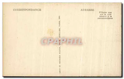 BLOIS — O Castelo. Cul-de-Lampe — LL n°339 — Verso