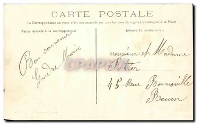 Montrichard — A praça do Comércio e a árvore da Liberdade — Impr. Blondeau — Verso