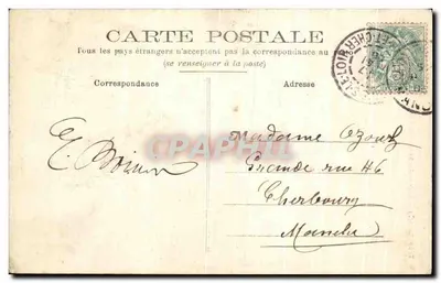 Trôo (L.-et-C.) — Wejście do Souterrains Montaigut — Drukarnia Laissacat, Châlons — Rewers