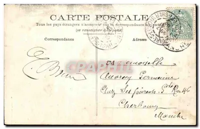 Trôo (Loir-et-Cher) — Rocher de St-Gabriel — Imp. Mahouedat, Châteaudun — Verso