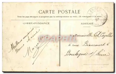 Landeles — Castelo de Moulins (fachada Sul) — Dassy editor — Verso